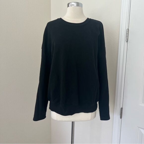 Good American Black Crewneck 3 - Picture 1 of 6